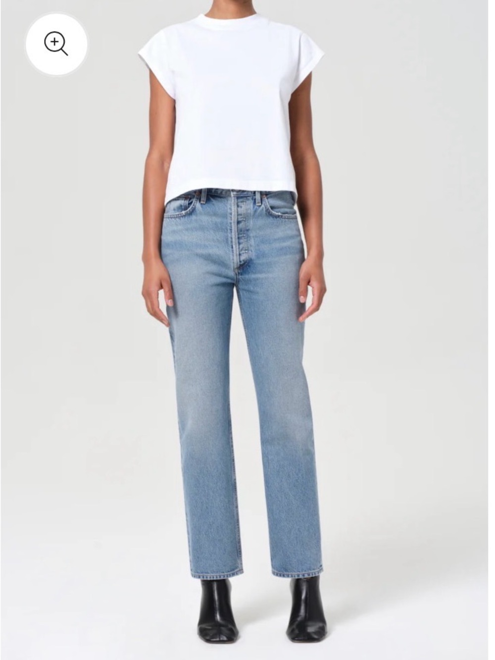 Agolde 90’s pinch waist high raise straight jeans